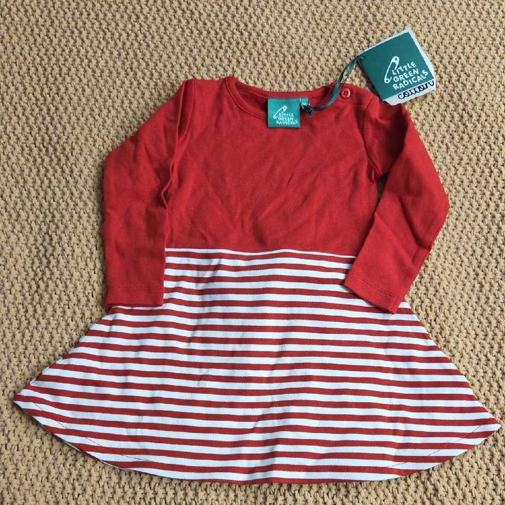 LITTLE GREEN RADICALS Toddler Dress NWT